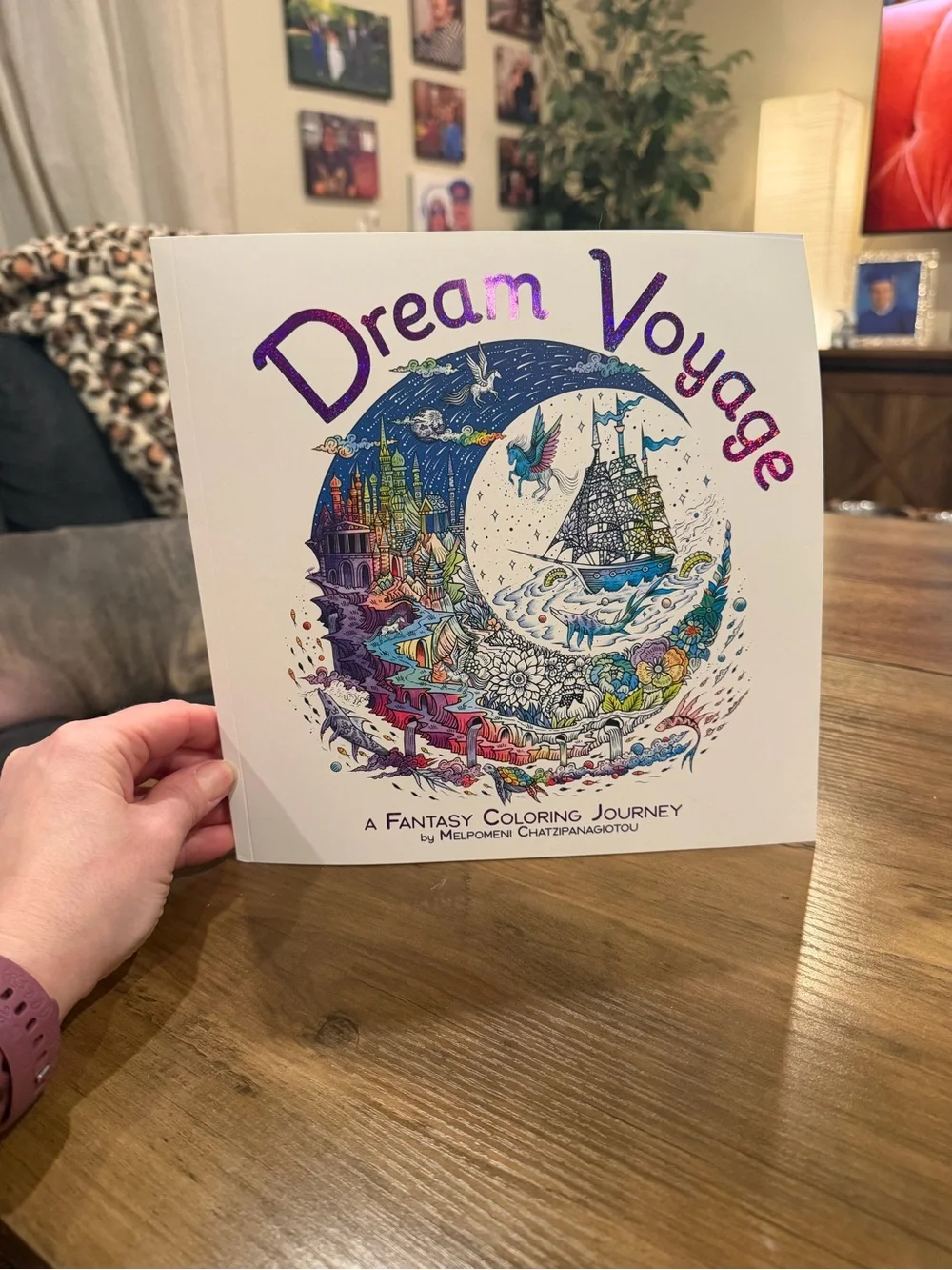 Dream Voyage fantasy adult Coloring Book